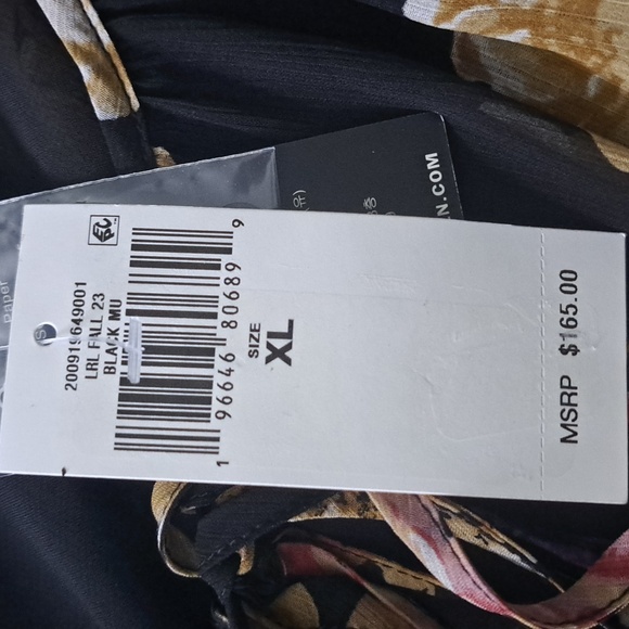 Lauren Ralph Lauren Floral Ruffle-Trim Georgette Blouse - Picture 7 of 7